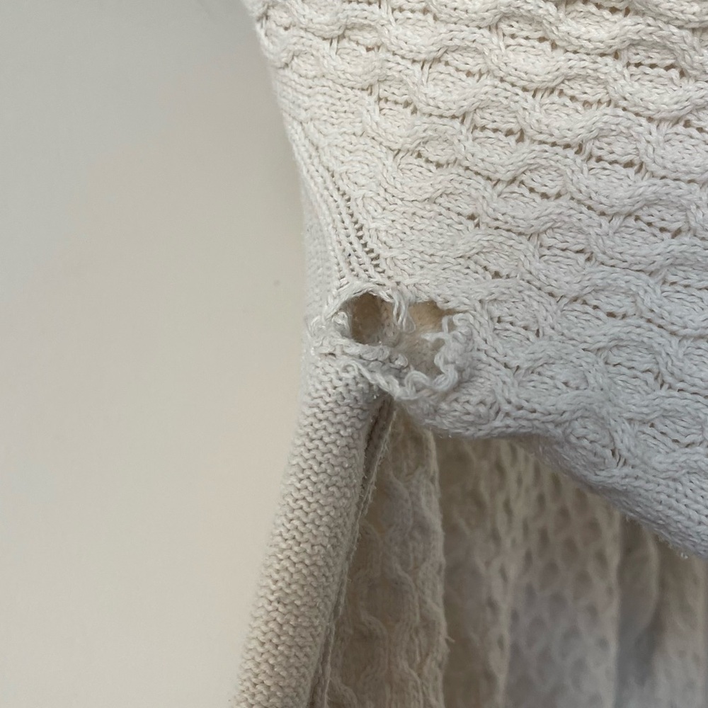 J. Crew Ivory Textured Knit Sweater - Picture 8 of 8